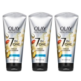 Facial Cleanser by Olay Total Effects Nourishing Cream Facial Cleanser, 5 Fl Oz, Pack of 3
