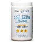 BioOptimal Collagen Peptides Powder - Grass-Fed, Pasture-Raised Hydrolyzed Protein Supplement for Skin, Hair, & Nails - Non-GMO, Zero Sugar Daily Supplement for Men & Women (30 Servings)