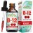 Why Not Natural Organic Vitamin B12 Liquid - Sublingual Extra Strength 60 x 5000 mcg Methylcobalamin Drops, Vegan, Maximize Absorption and Energy
