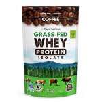 Opportuniteas Coffee Whey Protein Powder - Low Carb & Keto Friendly - Grass Fed Whey Isolate + Colombian Coffee - 60 mg Caffeine for Energy - Pre or Post Workout Drink Mix, Latte, Shake & Smoothie 1lb