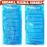 Perfect Remedy 2-Pack Gel Ice Packs for Injuries - Reusable, Soft & Flexible Hot & Cold Compress, Soothing Aid for Sprains, Strains, Soreness conditions, Alternative to Hot Water Bottles (Blue, Large)