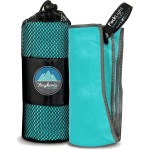 Youphoria Microfiber Travel Towel Fast Drying Lightweight - Quick Dry Towel for Camping, Beach, Backpacking, Hiking, & Sport