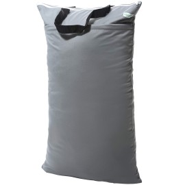 wegreeco Reusable Hanging Wet Dry Cloth Diaper Bag (Grey)