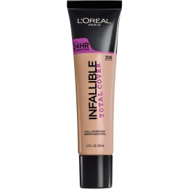 L\'Oreal Paris Infallible Total Cover Foundation, Buff Beige, 1 fl; oz.