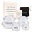 ELERA Silicone Cupping Therapy Set - Transparent Massage Cups in 4 Sizes (XL, L, M, S) for Body Relaxation, Cellulite & Home Wellness (Gourd Shape 4-Pack)