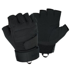 Seibertron S.O.L.A.G 1/2 Finger / Fingerless / Half Finger Multi-function Sports Gloves Black XS