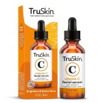 TruSkin Vitamin C Serum For Face - Anti Aging Face Serum with Vitamin C, Hyaluronic Acid, Vitamin E - Brightening Formula - Improve Appearance of Dark Spots, Tone, Fine Lines & Wrinkles, 1 Fl Oz