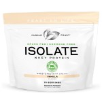Muscle Feast Grass-Fed Whey Protein Isolate, All Natural Hormone Free Pasture Raised, Whey Isolate Protein Powder for Men and Women, Clean, Gluten-Free, Delicious Isolate Protein - Vanilla, 5lb