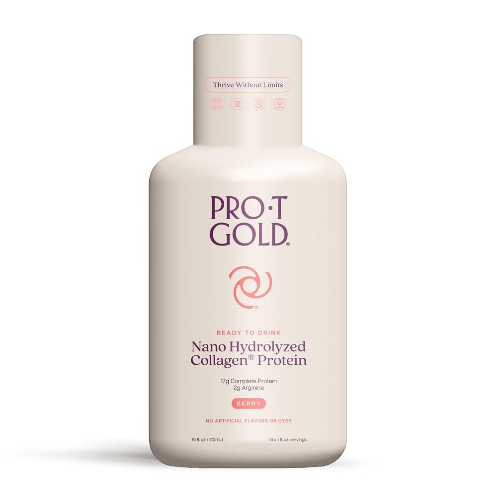 ProT GOLD Berry Sugar Free Liquid Protein Shot - 16oz Anti Aging. Proven to Boost Immunity. Formula Trusted by 4,000+ Medical Facilities for Complete Protein Nutrition and Proven 2X Faster Healing