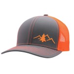 LINDO Trucker Hat [ The Great Outdoors: Graphite/Orange ]