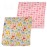 2pcs Pack Monvecle Baby Infant Waterproof Cotton Changing Pads Washable Resuable Diapers Liners Mats (2pcs Pink-28x20)