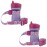 PBnJ Baby SippyPal Sippy Cup Holder Strap Leash Tether (Hearts 2-Pack)