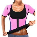 NonEcho Women Sauna Body Shaper Sweat Suit Sleeve Spa Cami Hot Neoprene Slimming Workout Vest Waist Trainer Top