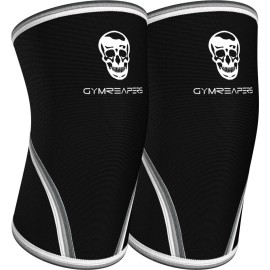 Gymreapers Elbow Sleeves for Weightlifting Powerlifting and Bench Press Support and Compression for Tendonitis Pain Relief 5mm Neoprene Training Gear for Men and Women