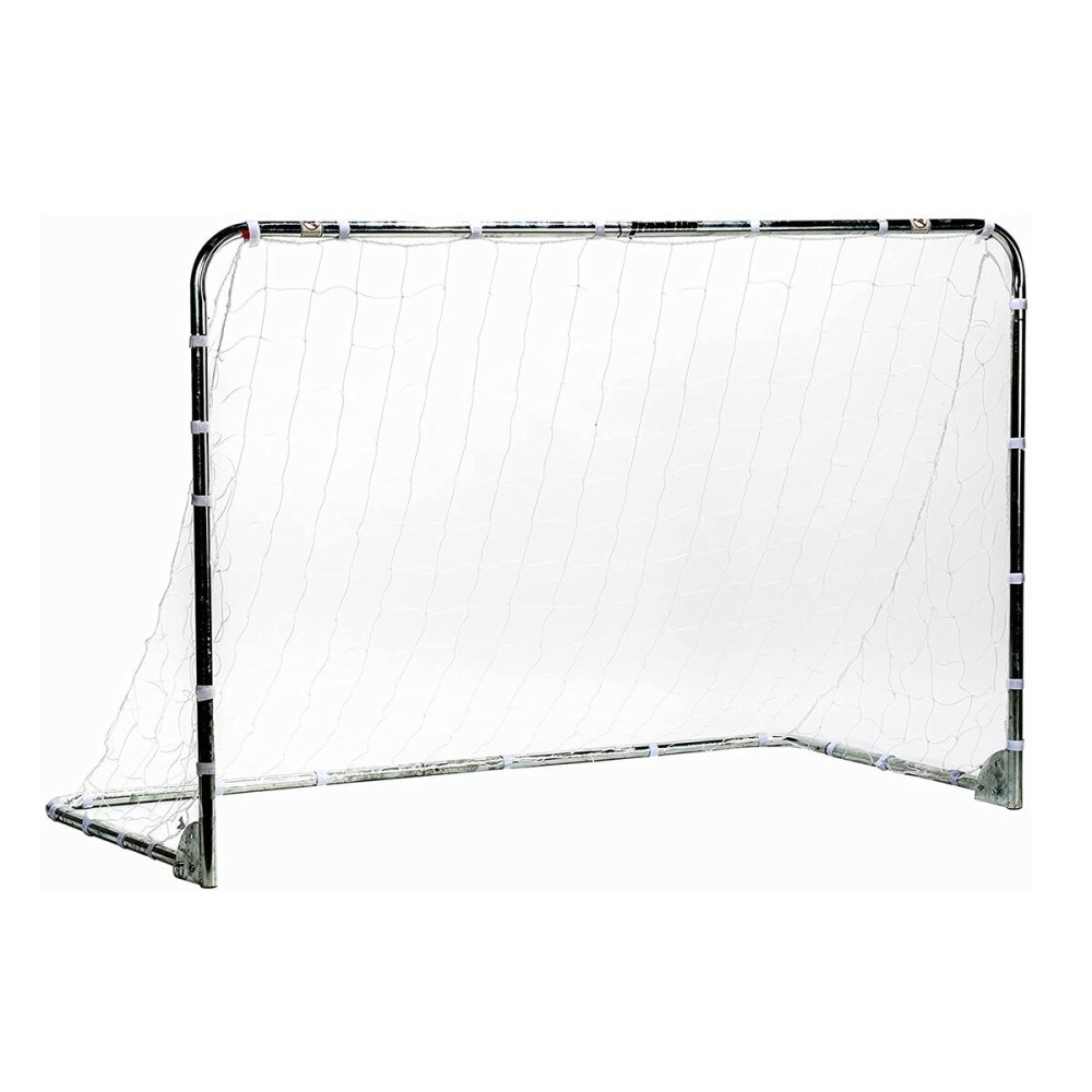 Franklin Sports Folding Steel Soccer Goal - Silver - 4\' x 6\'