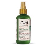 Maui Moisture Thicken & Restore + Bamboo Fibers Volumizing Blow Out Mist, Hair-Thickening Spray Treatment to Revive Weak, Brittle Curly Hair, Vegan, Silicone- & Paraben-Free, 8 Fl Oz