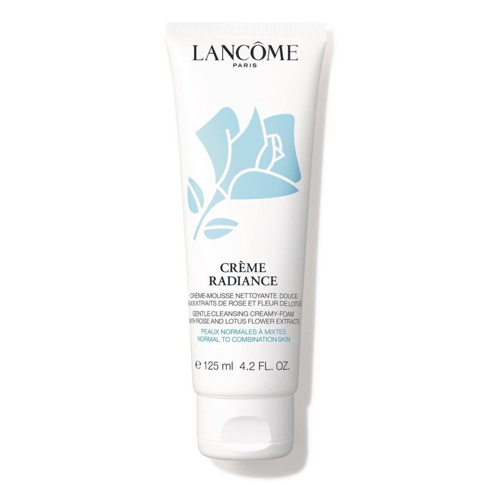 Lancme Crme Radiance Cream-to-Foam Cleanser | Gentle Purifying Facial Cleanser to Remove Waterproof Makeup & Clarify Pores | For Normal & Combination Skin | 4.2 Fl Oz
