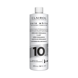 Clairol Professional Pure White 10 volume Crme Developer, 16 oz