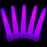 Glow Sticks Bulk Wholesale, 25 6 Industrial Grade Purple Light Sticks. Bright Color, Glow 12-14 Hrs, Safety Glow Stick with 3-Year Shelf Life, GlowWithUs Brand