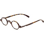 Calabria R314 Unisex Vintage Professor Oval Reading Glasses Blonde Tortoise+3.50