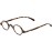 Calabria R314 Unisex Vintage Professor Oval Reading Glasses Blonde Tortoise+3.50