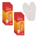 WORLD-BIO Insole Foot Warmers - Long Lasting Safe Natural Odorless Air Activated Warmers - Up to 8 Plus Hour of Heat - 10 Pairs Value Pack