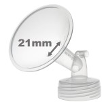 Nenesupply 21mm 1 pc Flange Compatible with Spectra S2 S1 9 Plus Synergy Gold Breastpump Replacement to Spectra Pump Parts Flange Accessories Wide Mouth Work with Valve Backflow Protector Bottle