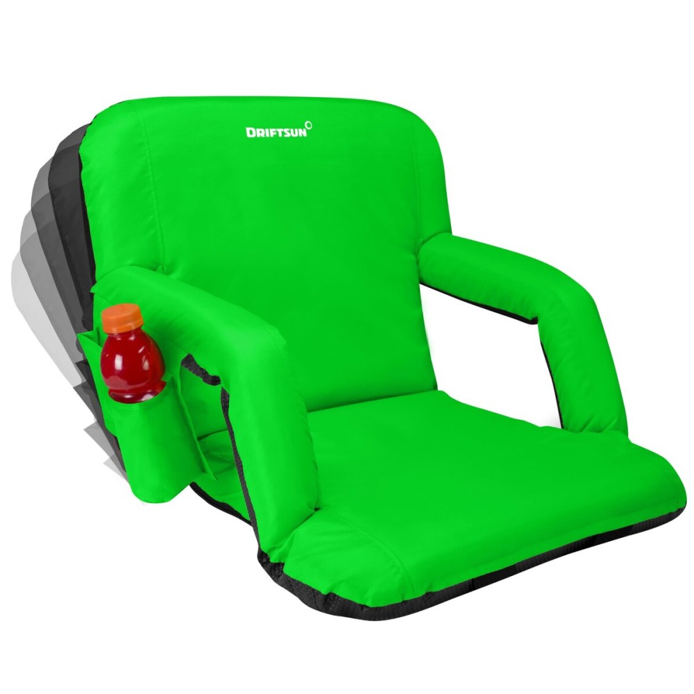 Driftsun Stadium Seats with Back Support, Deluxe Bleacher Chairs with Support Cushion, Padded Seats with Waterproof Chair