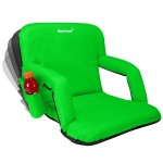 Driftsun Stadium Seats with Back Support, Deluxe Bleacher Chairs with Support Cushion, Padded Seats with Waterproof Chair