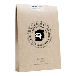 Grizzly Mountain Beard Dye - Organic & Natural Brown Beard Dye