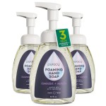 Puracy Foaming Hand Soap - Plant-Powered Natural Hand Soap As Seen on TikTok, Non-Toxic, Sulfate-Free Liquid Soap, Moisturizing Foam Handwash Liquid (Lavender & Vanilla, 12 fl oz, 3-Pack)