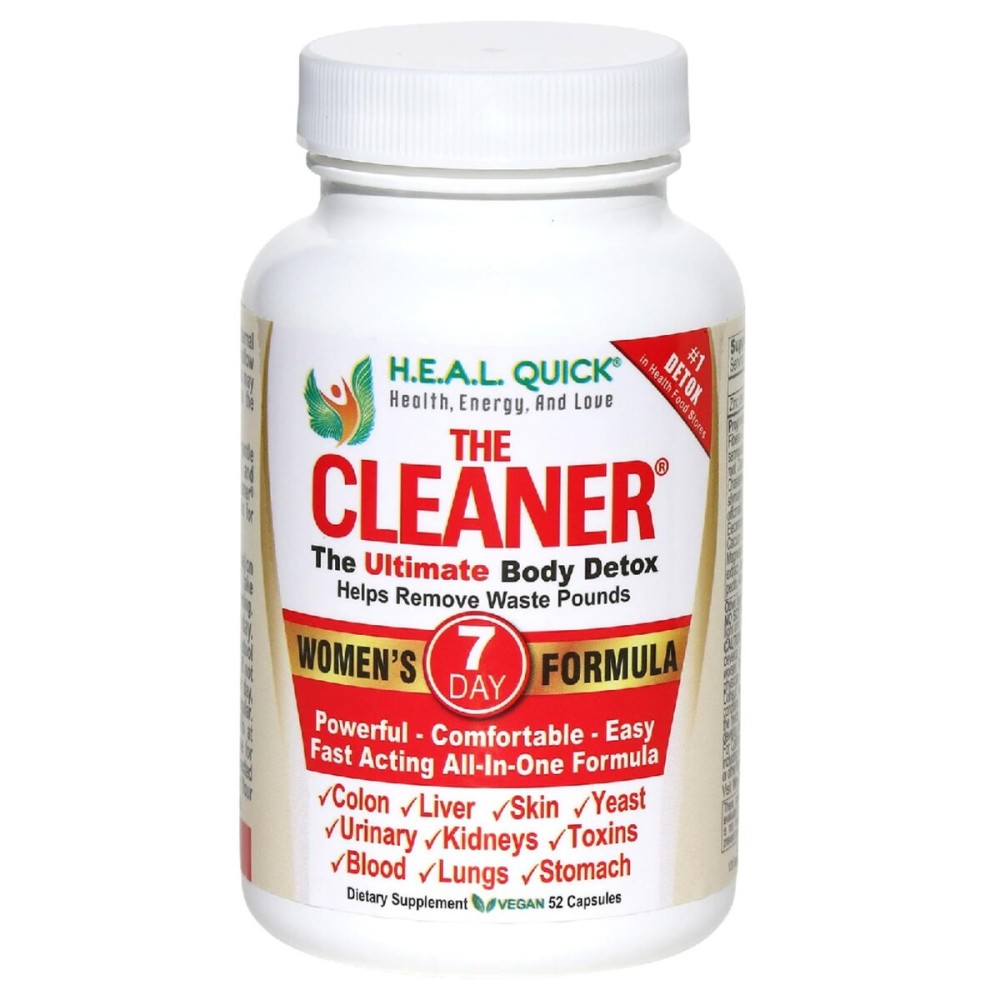 Century Systems The Cleaner Detox, Powerful 7-Day Complete Internal Cleansing Formula for Women, Support Digestive Health, 52 Vegetarian Capsules