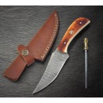 Poshland TR-1168 Custom Handmade Damascus Steel 10 Inches Tactical Knife - Perfect Grip Rose wood Handle
