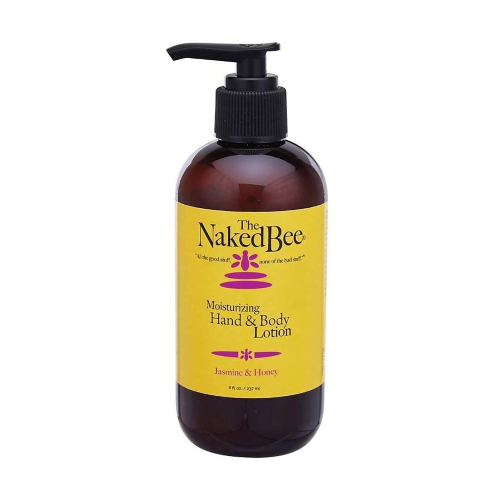 The Naked Bee Nourishing Body Lotion for All Skin Types (8 oz) Moisture Replenishing Lotion for Dry Skin with Jasmine & Honey