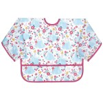 Bumkins Disney Bibs, Baby and Toddler Girls and Boys 6-24 Months, Long Sleeve, Essential Must Have for Eating, Feeding, Mess Saving Lightweight Waterproof Fabric Sleeved Smock, Cinderella