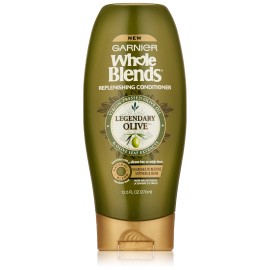 Garnier Whole Blends Replenishing Conditioner Legendary Olive, Dry Hair, 12.5 fl. oz.