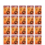 WORLD-BIO Body Warmers for Cold Weather, Hot Hands Body Warmers with Adhesive Backing Long Lasting Safe Natural Odorless Air Activated Disposable - Up to 12 Hours of Heat - 20 Packs