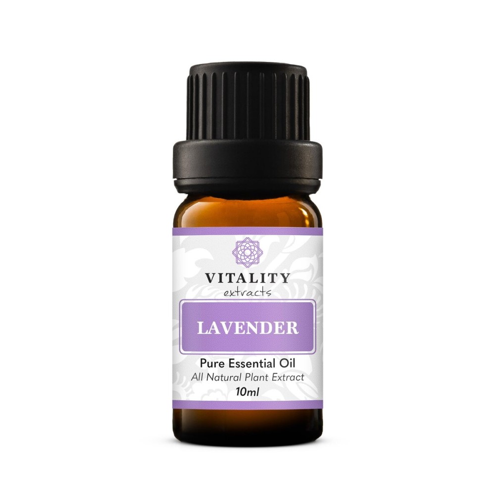 Vitality Extracts Lavender Essential Oil - Natural Calm, Stress Relief, Skin Care, Rest & Relaxation, Fresh Scent, Undiluted
