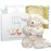 Tickle & Main Catholic Baptism Gift Set - 2-Pc White Presentation Box - Interactive Prayer Lamb & Babys First Prayer Book - Christening Gifts for Boys & Baby Girls Ages 2+