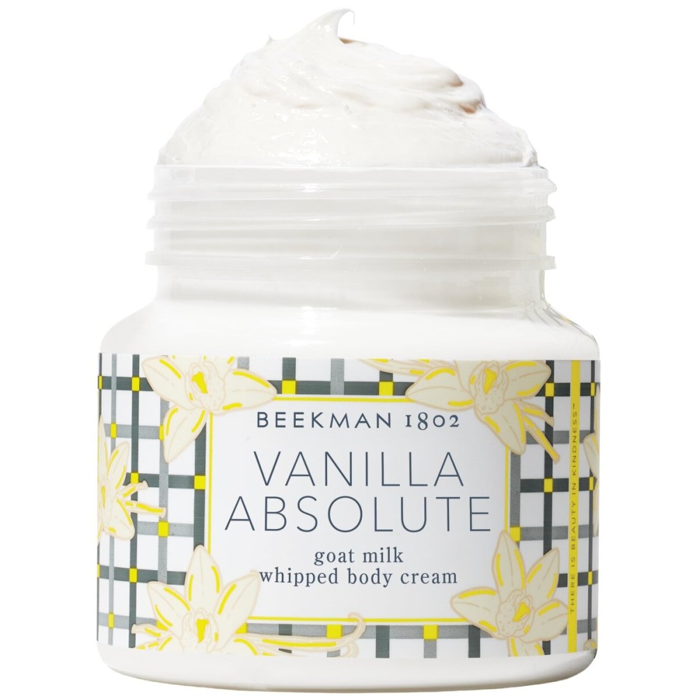 Beekman 1802 Whipped Body Cream - Moisturizes & Softens Skin with Goat Milk, Mango Seed Butter & Vitamin E - 8 oz - Vanilla Absolute