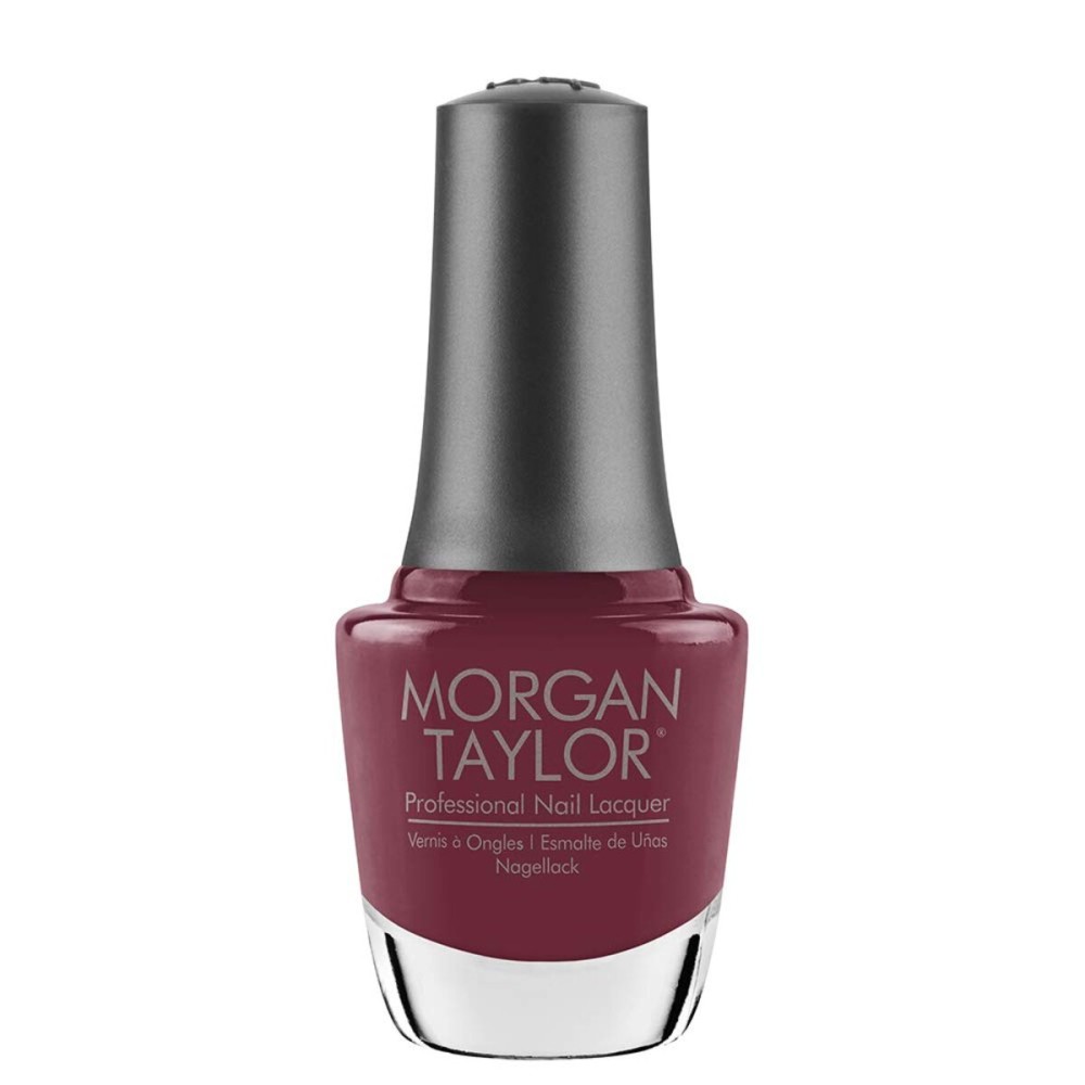 Morgan Taylor Nail Lacquer (Figure 8s & Heartbreaks) Dark Purple Professional Lacquer, Vibrant, Chip-Resistant, Fast-Drying, Long-Lasting, High-Shine, Perfect for Manicures & Pedicure, 0.5 ounce.