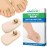ViveSole Budin Splint Toe Straightener (Pair) - Hammer Toe Corrector for Women, Men - Crooked Toe, Joint Realign Cushion Brace for Claw, Curled - Metatarsal Support Loop Guard Alignment Corrector Wrap