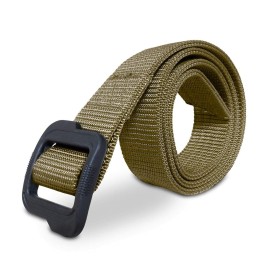 MISSION ELITE Tactical Belt, 1.5-inch Nylon Gun Belts for Men, 2-Ply EDC Belt with Adjustable Plastic Buckle