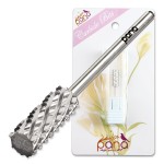 PANA Flat Top Small Barrel 3/32 Shank Size - (Silver, 4X Coarse Grit) - Fast remove Acrylic or Hard Gel Nail Drill Bit for Manicure Pedicure Salon Professional or Beginner