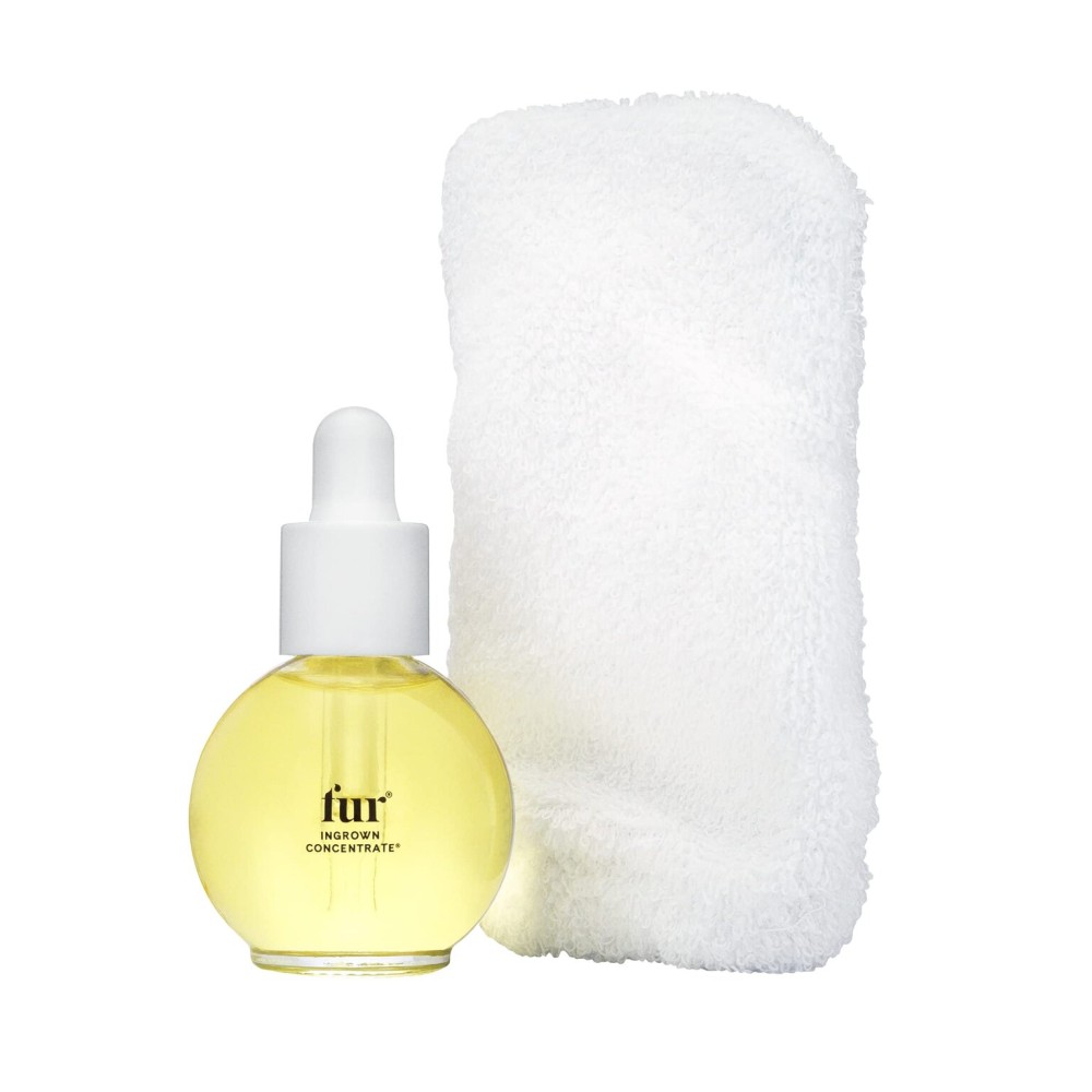 Fur Ingrown Concentrate: Exfoliating Oil Kit for your Hair and Skin to Smoothe, Soothe, and Treat Ingrown Hairs - O.5 fl. oz.