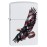 Zippo Eagle & Soldier Pocket Lighter, White Matte (ZO12303), One Size
