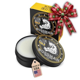 Bossman Relaxing Beard Balm for Men (Gold Scent) - Tames, Relaxes, Thickens & Softens for Ultimate Beard Care - Made in USA