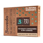 Boveda 72% Two-Way Humidity Control Pack For Large Wood Humidifier Boxes - Size 320 - Single - Moisture Absorber - Humidifier Pack - Individually Wrapped Hydration Packet