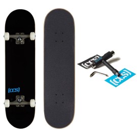 [CCS] Logo Skateboard Complete Black 8.25