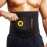 ActiveGear Waist Trimmer Belt for Stomach and Back Lumbar Support, Medium: 8 x 42 - Yellow